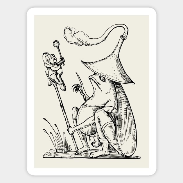Grotesque #3 The Drolatic Dreams of Pantagruel (1565) Magnet by n23tees